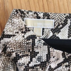 Michael Kors Snake print Pencil skirt